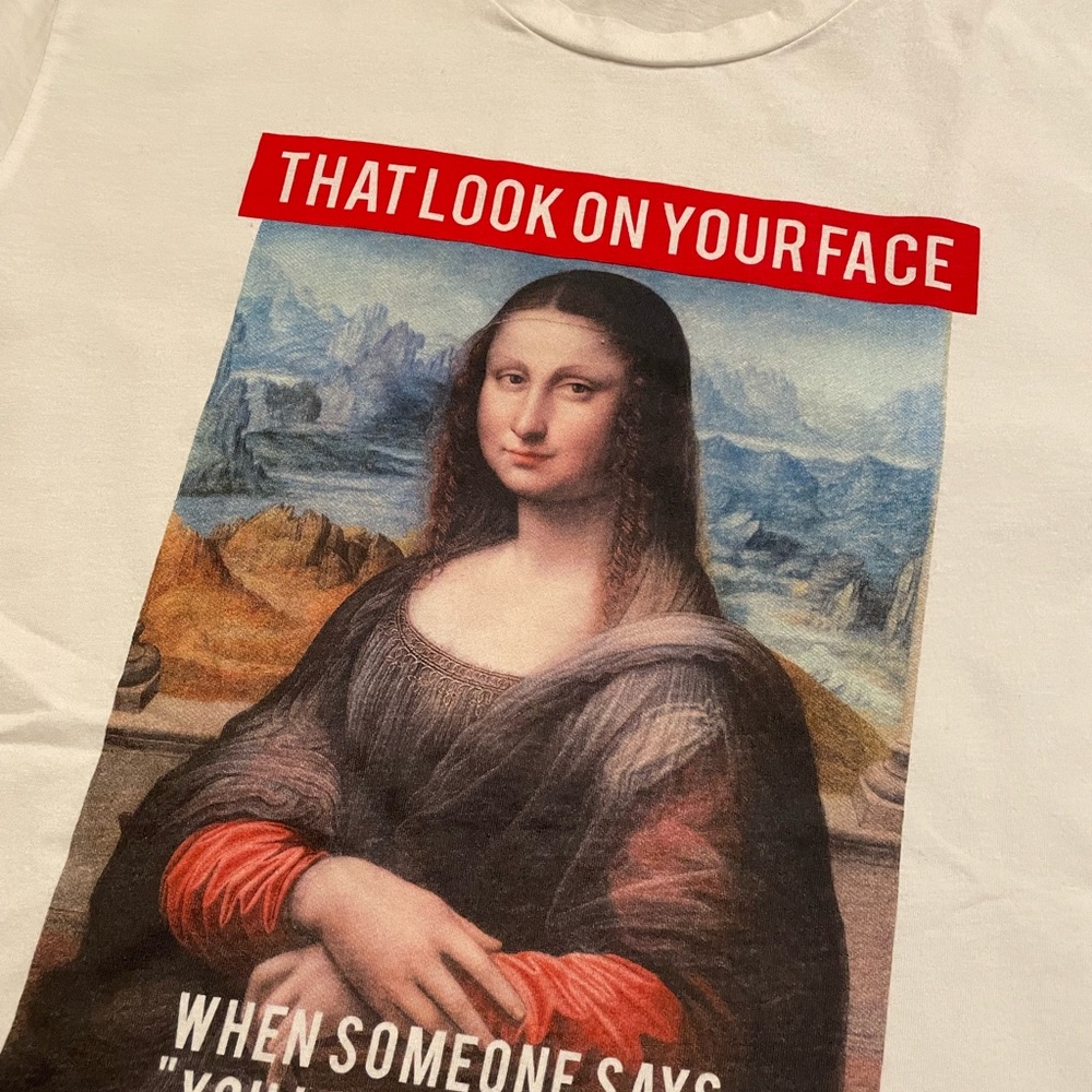 💜ZARA Mona Lisa Tshirt